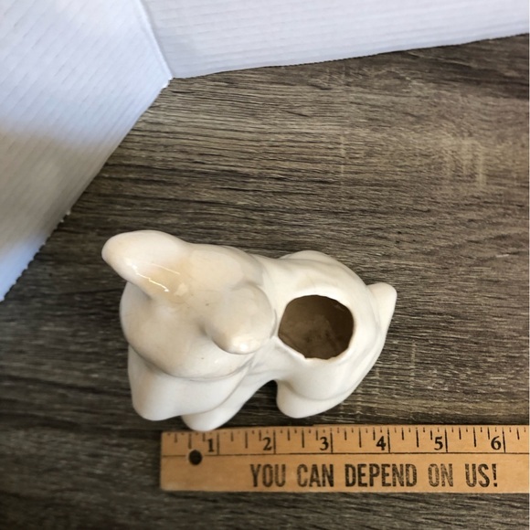 Vtg Ceramic Westie Dog Planter - Picture 12 of 14